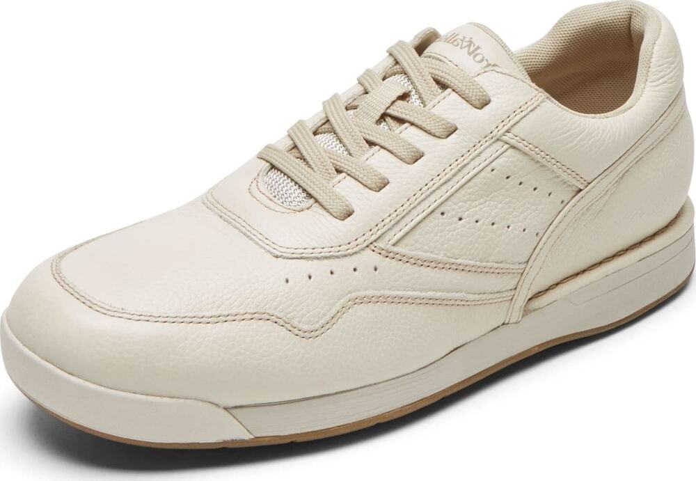 Men's Sneakers Shoes Rockport ProWalker M7100 Plus Off-White Leather 10.5 M